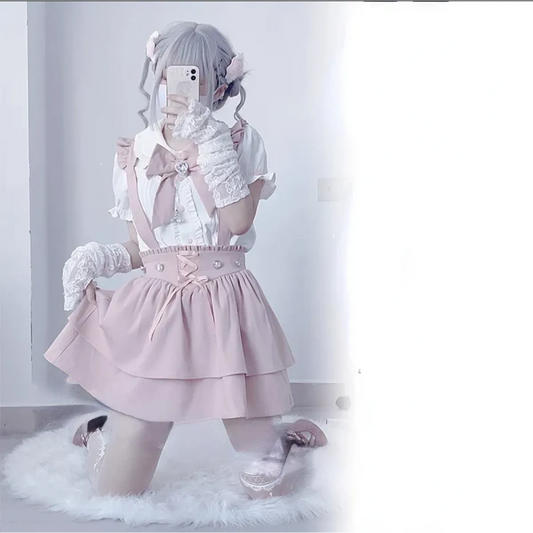 Sweet Fairy Kei Ribbon Blouse - Women’s Clothing & Accessories - Shirts & Blouses - 1