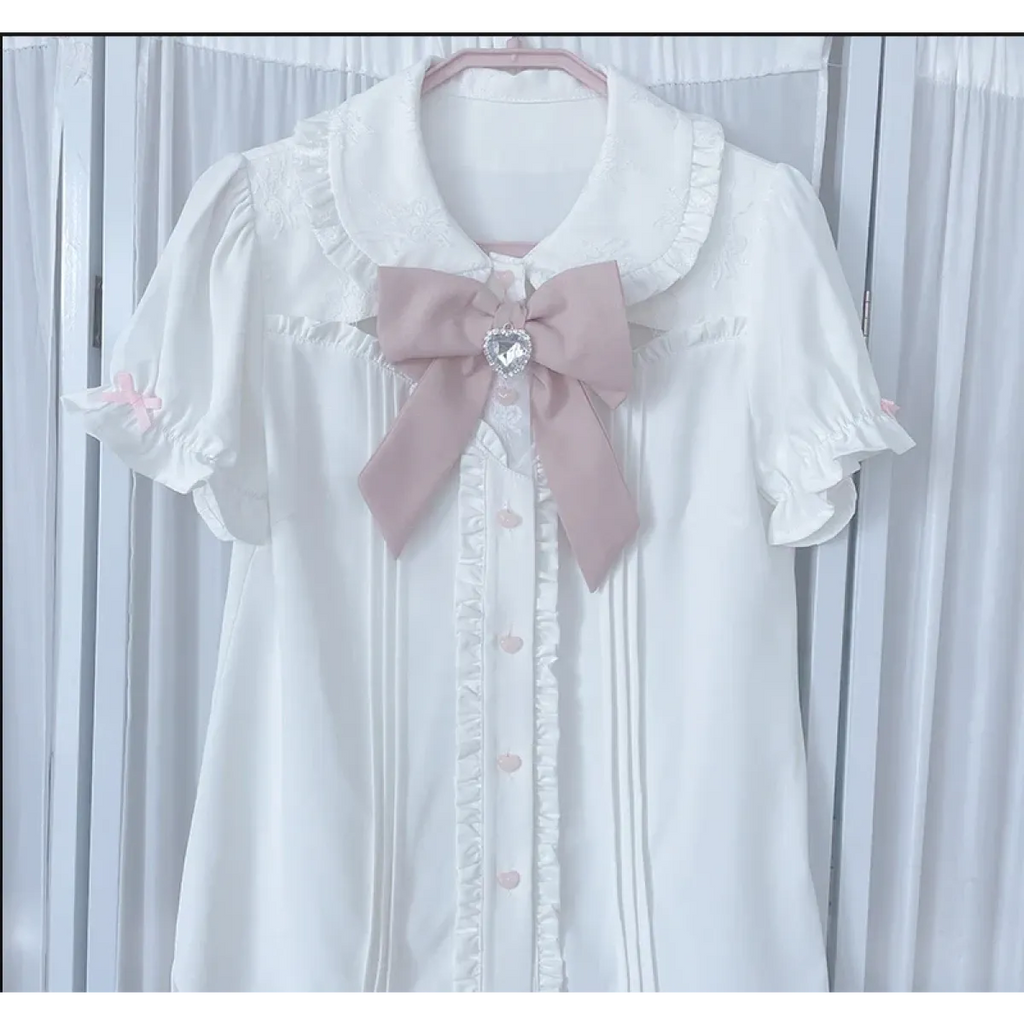 Sweet Fairy Kei Ribbon Blouse - Women’s Clothing & Accessories - Shirts & Blouses - 14