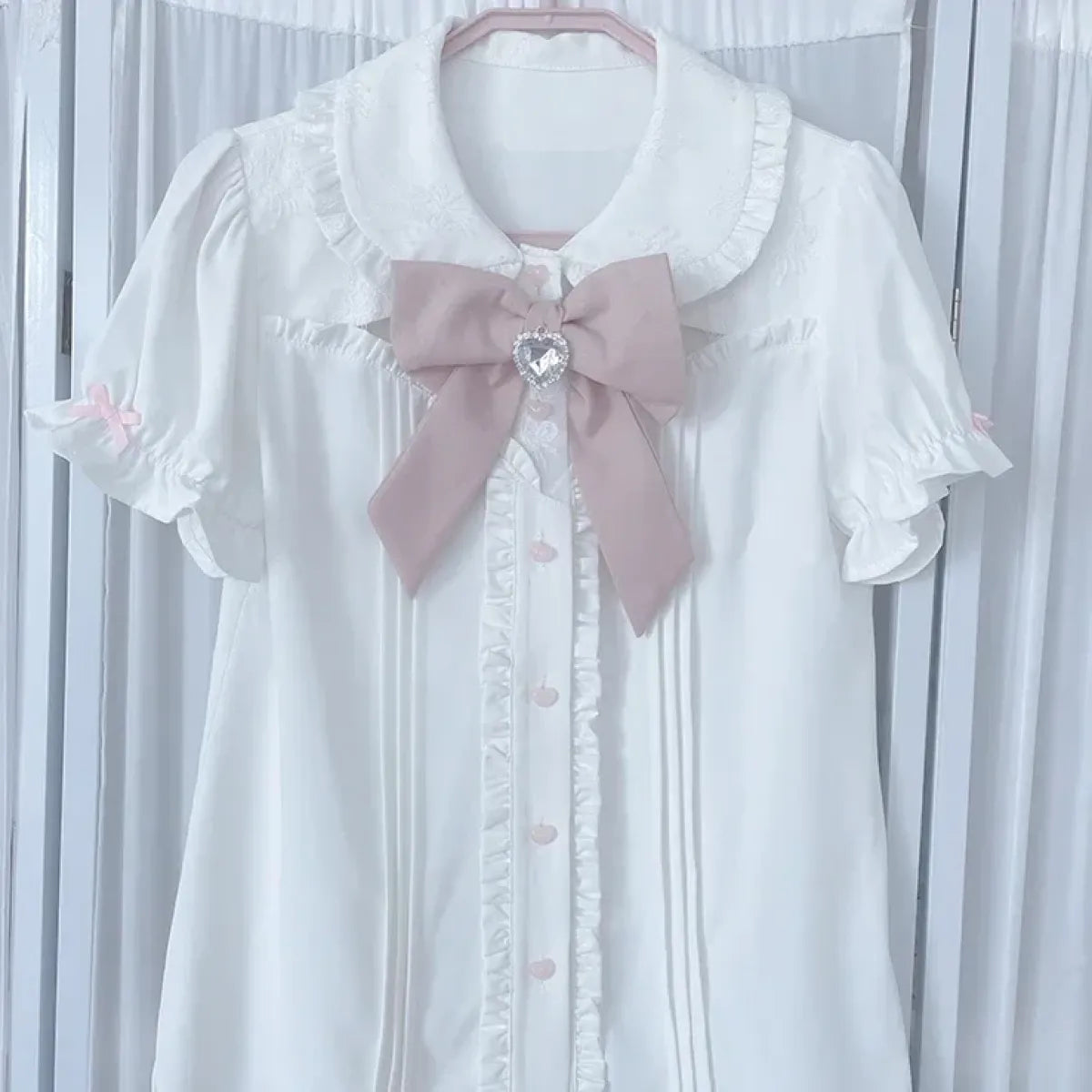 Sweet Fairy Kei Ribbon Blouse - Women’s Clothing & Accessories - Shirts & Blouses - 18