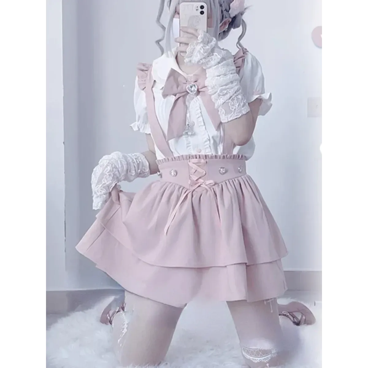 Sweet Fairy Kei Ribbon Blouse - Women’s Clothing & Accessories - Shirts & Blouses - 3