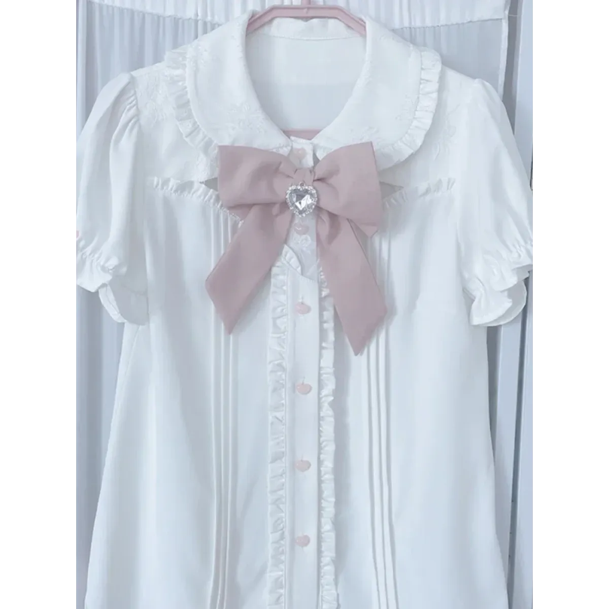 Sweet Fairy Kei Ribbon Blouse - Women’s Clothing & Accessories - Shirts & Blouses - 6