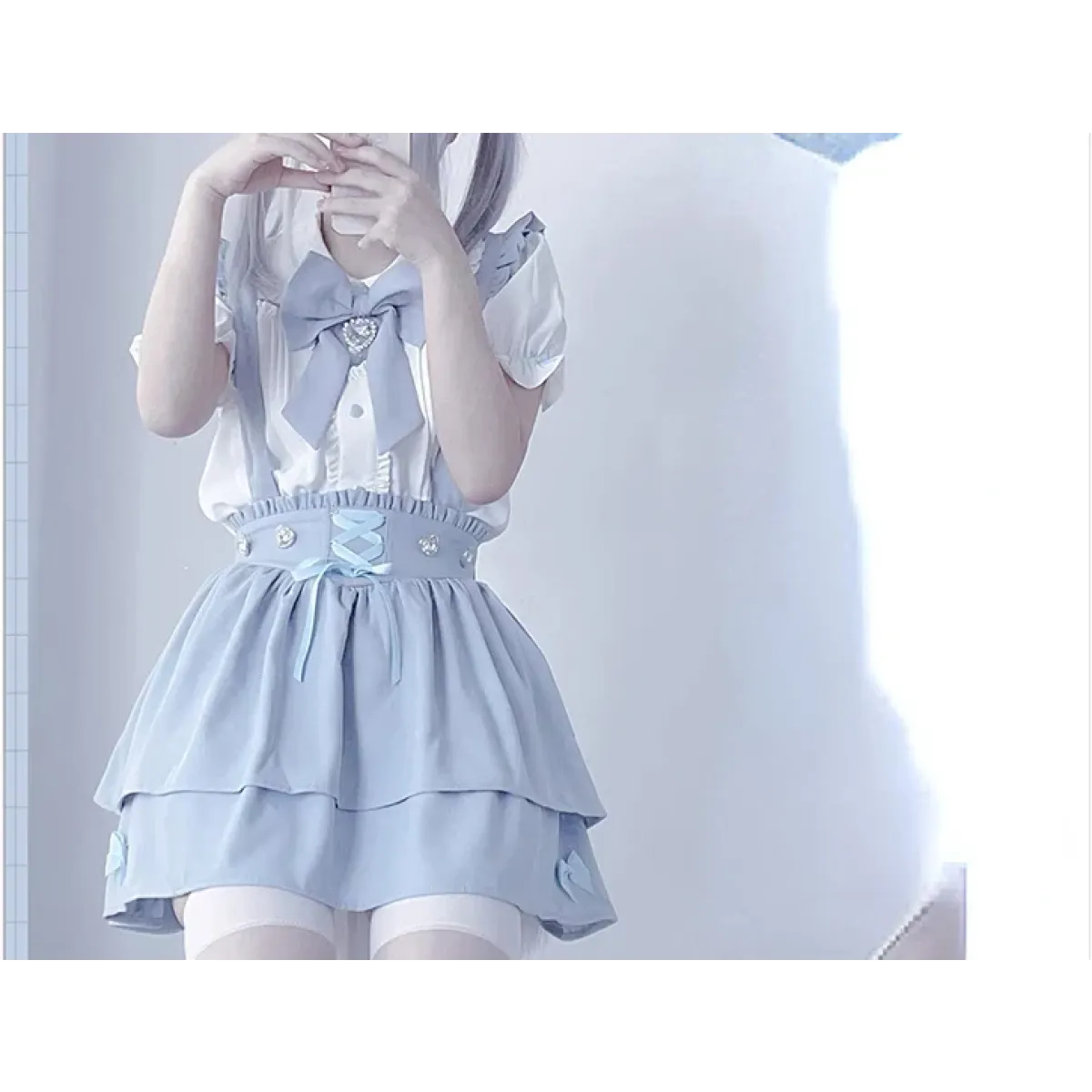 Sweet Fairy Kei Ribbon Blouse - Women’s Clothing & Accessories - Shirts & Blouses - 9