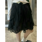 Fairycore Lace Ruffle Skirt - Bottoms - Skirts - 5