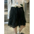 Fairycore Lace Ruffle Skirt - Bottoms - Skirts - 6