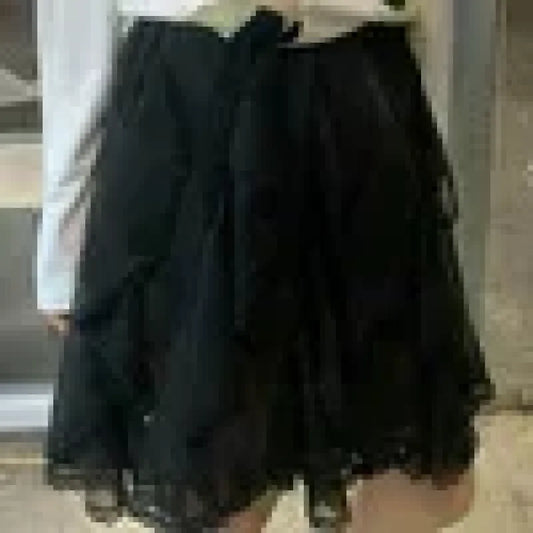 Fairycore Lace Ruffle Skirt - Bottoms - Skirts - 7