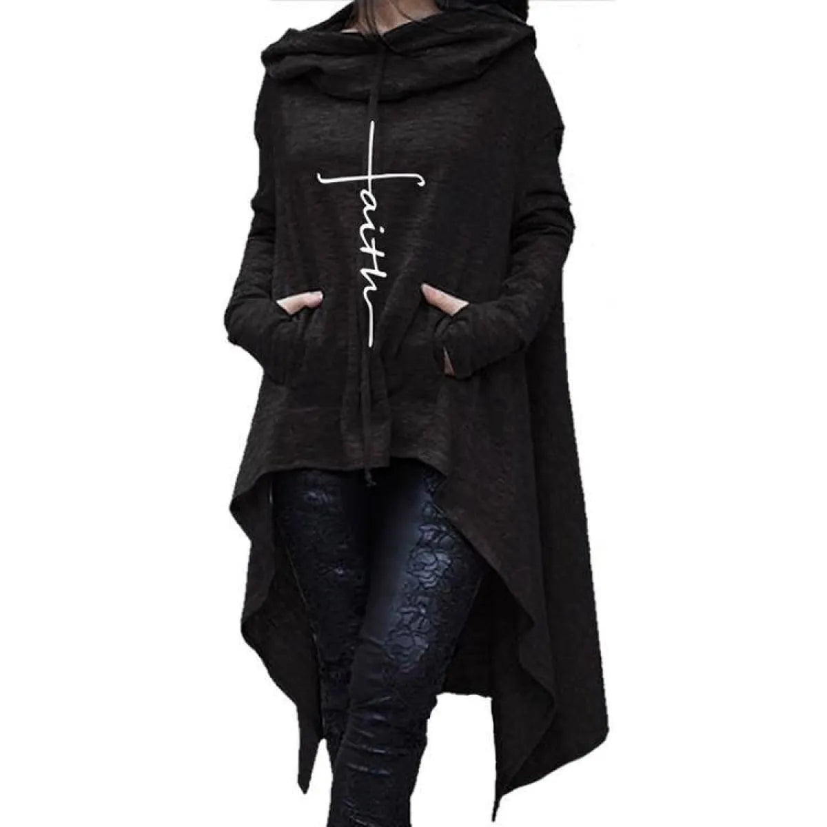 Faith Printed Hoodie - Women’s Clothing & Accessories - 15