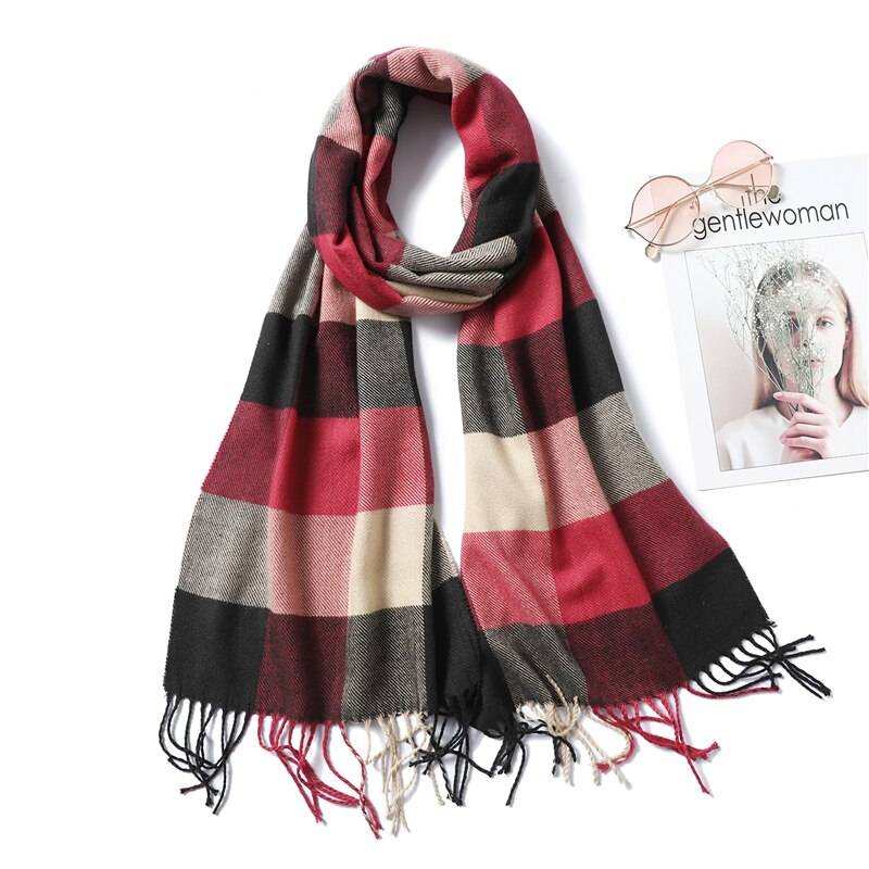 Fashion Scarves - 40 + Options - Raspberry - Women’s Clothing & Accessories - Scarves - 26 - 2024