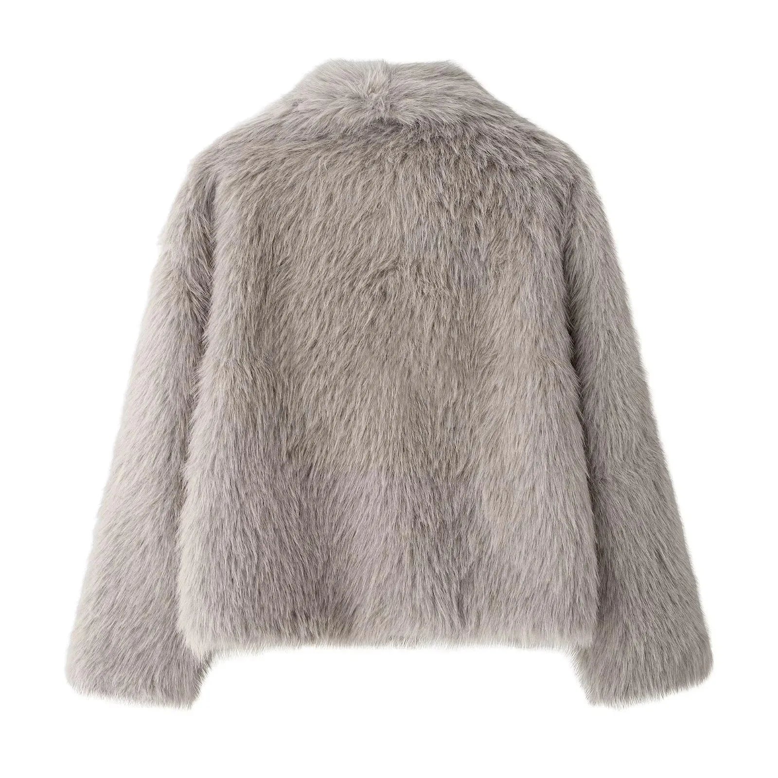 Faux Fur Coat - Chic Winter Outerwear for Women - Women’s Clothing & Accessories - Sweaters - 2024 - 15 - Worldwide