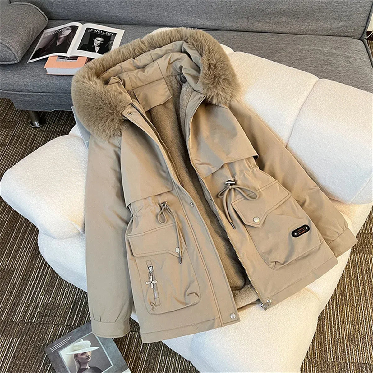 Korean Hooded Cotton Parka Jacket - Jackets & Coats - Jacket - 8