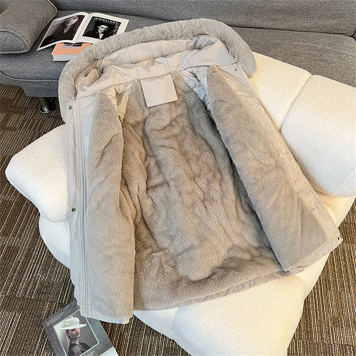 Korean Hooded Cotton Parka Jacket - Jackets & Coats - Jacket - 4