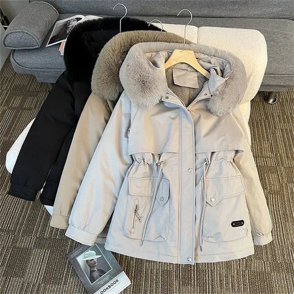Korean Hooded Cotton Parka Jacket - Jackets & Coats - Jacket - 1