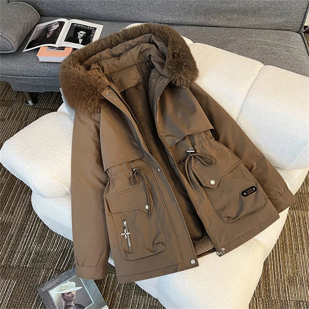 Korean Hooded Cotton Parka Jacket - Best Sellers - Jacket - 7