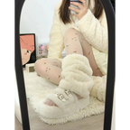 Faux Fur Leg Warmers – Harajuku Plush Lolita Boot Covers - Harajuku Style - Leg Warmers - 9