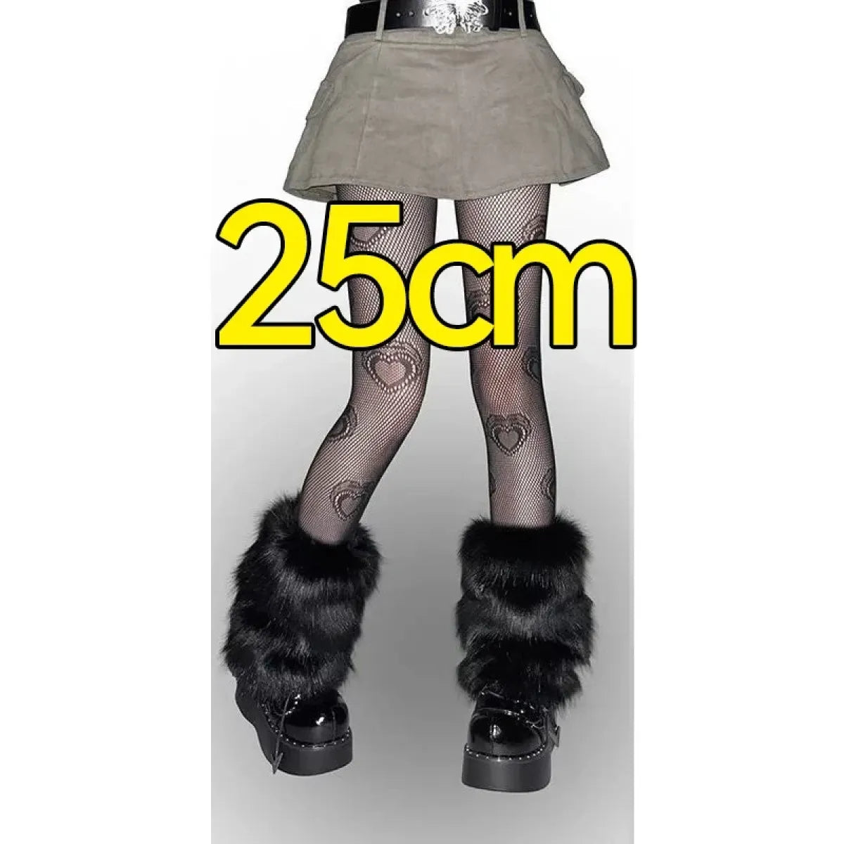 Faux Fur Plush Leg Warmers – Harajuku Winter Style - Harajuku Style - Accessory - 12
