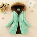 Faux Fur Hooded Pink Parka Jacket - Jackets & Coats - Jacket - 7