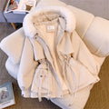 Korean Hooded Drawstring Padded Winter Parka - Harajuku Style - Jacket - 5