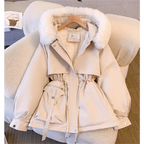 Korean Hooded Drawstring Padded Winter Parka - Harajuku Style - Jacket - 3