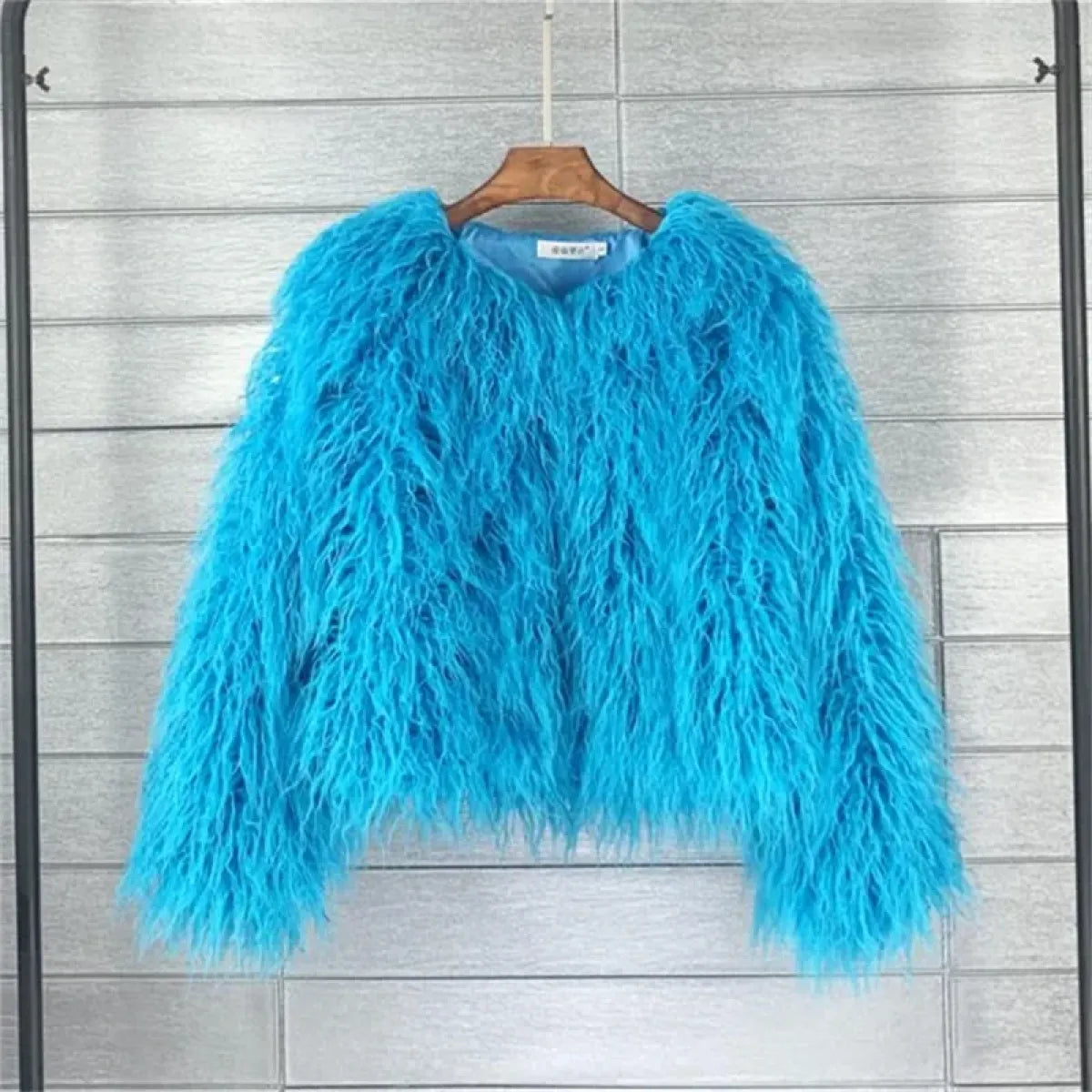 Shaggy Faux Fur Winter Jacket - Women’s - Coat - 20