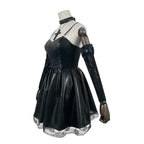 Gothic Lace Faux Leather Cosplay Dress Set - All Dresses - Cosplay - 2