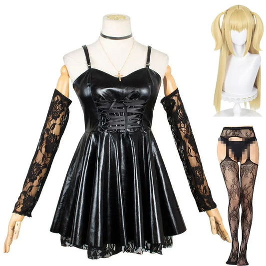 Misa Amane Death Note Faux Leather Cosplay Set - Anime - Cosplay - 1