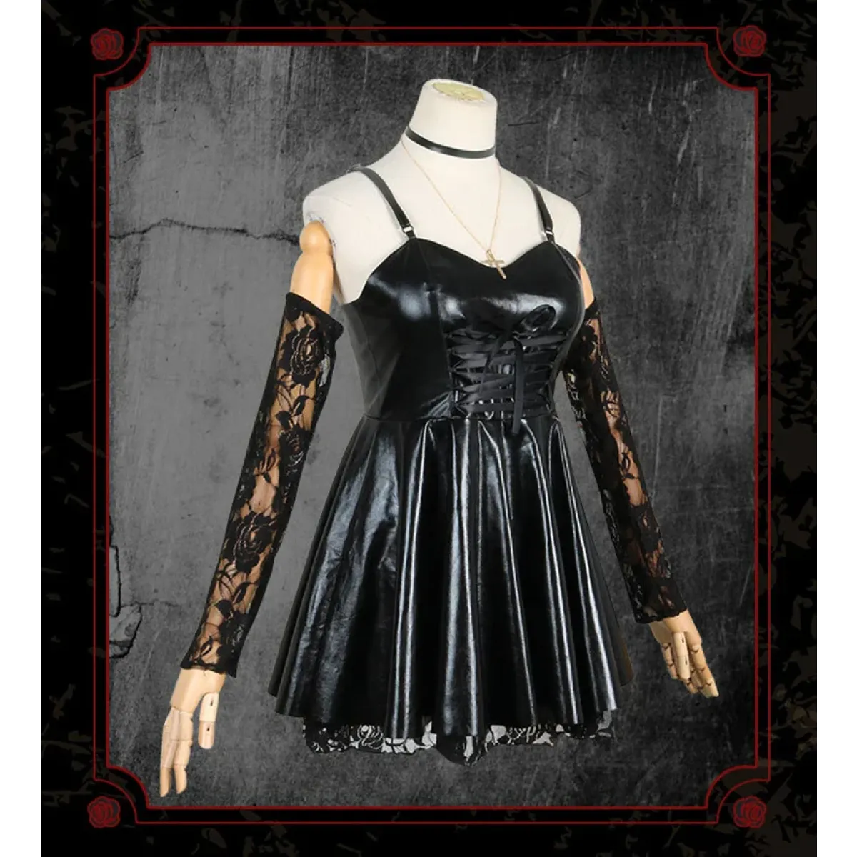 Misa Amane Death Note Faux Leather Cosplay Set - Anime - Cosplay - 5