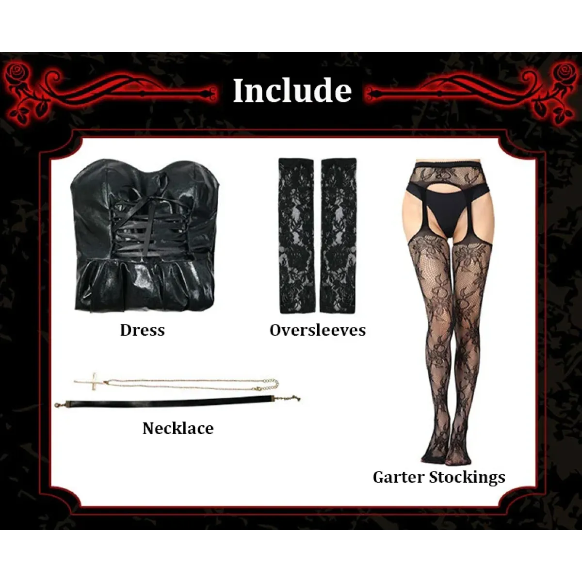 Misa Amane Death Note Faux Leather Cosplay Set - Anime - Cosplay - 6