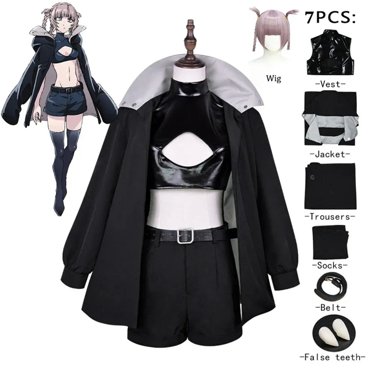 Nanakusa Nazuna Cosplay Outfit – Call of the Night - Cosplay - Cosplay Outfit - 5