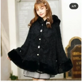 Sweet Princess Faux Fur Hooded Cape Coat - Jackets - Jacket - 9