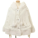 Sweet Princess Faux Fur Hooded Cape Coat - Jackets - Jacket - 6