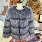 HOOOFUR Faux Raccoon Fur Winter Coat - Harajuku Style - Coat - 12