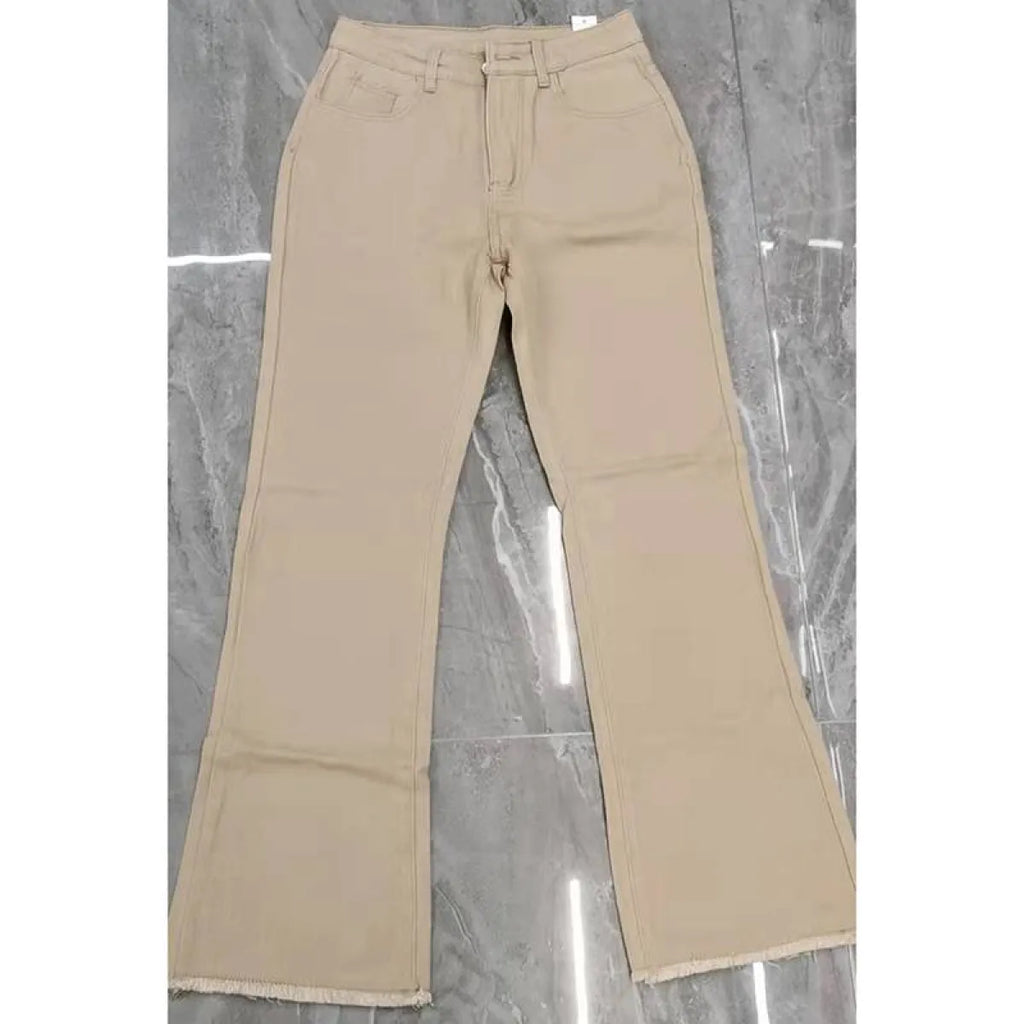 Korean Style Flare Jeans - Bottoms - 8