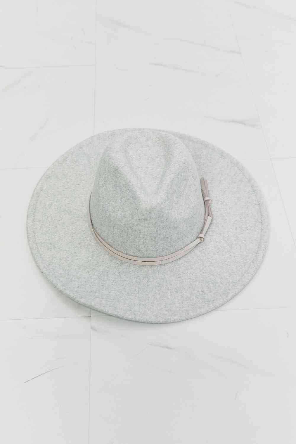 Festival Babe Fedora Hat - Light Gray / One Size - Accessories - Hats - 5 - 2024