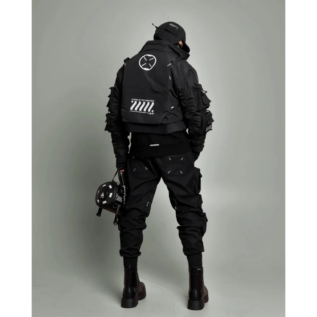 CRB-004 Black Crop Bomber Jacket - Women’s Clothing & Accessories - Jacket - 4