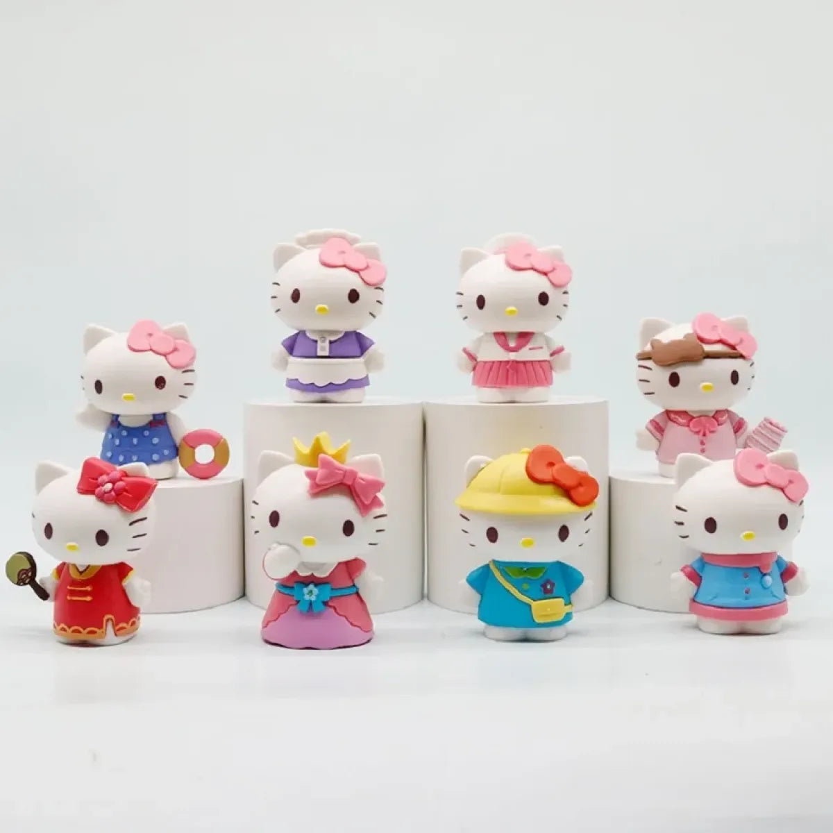 Hello Kitty Dress-Up Desktop Figurine Set - All Dresses - Figurine - 7