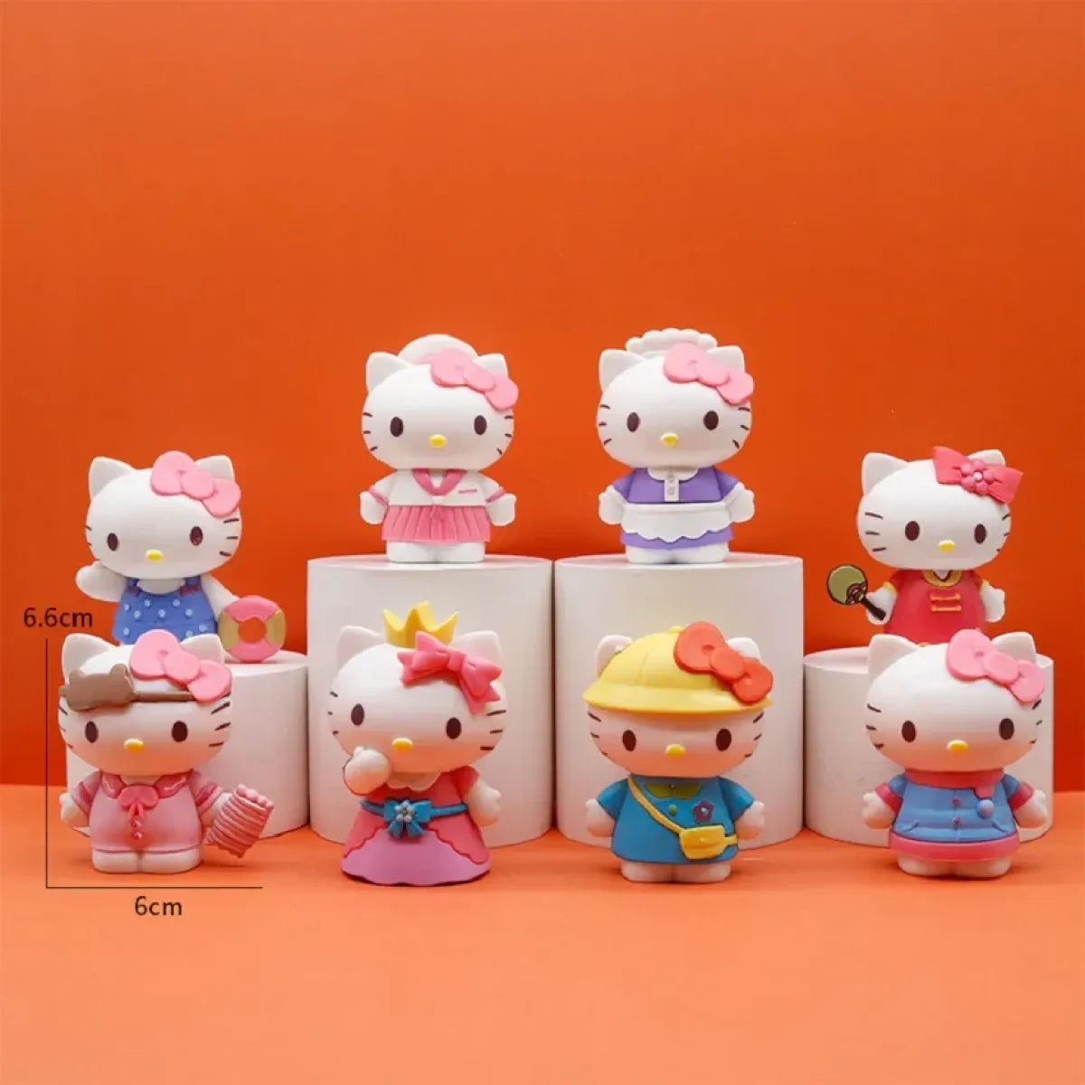 Hello Kitty Dress-Up Desktop Figurine Set - All Dresses - Figurine - 4