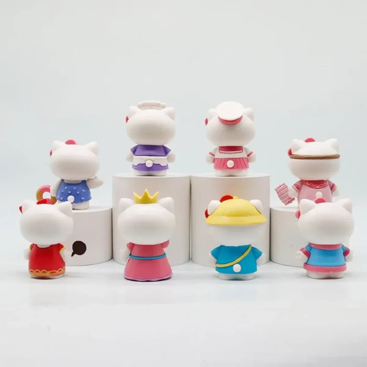 Hello Kitty Dress-Up Desktop Figurine Set - All Dresses - Figurine - 3