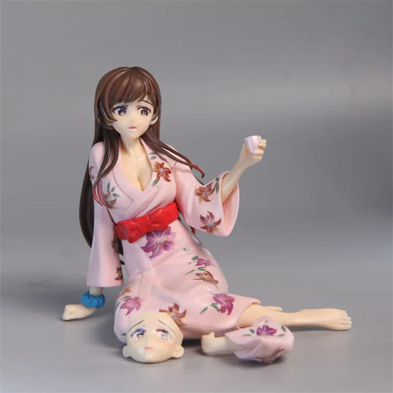 Rent A Girlfriend Chizuru Mizuhara Yukata Figure - 20cm - 20cm No Retail Box - Figurines - Action & Toy Figures - 2