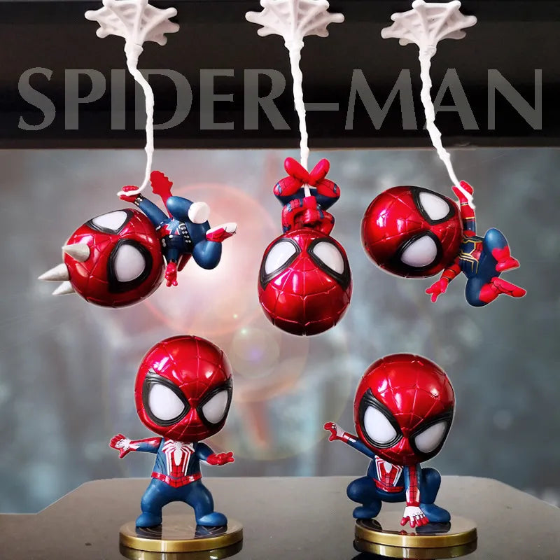 Spiderman Action Figure Toy - 9cm - PVC Desk Decoration - Figurines - Action & Toy Figures - 2 - 2024