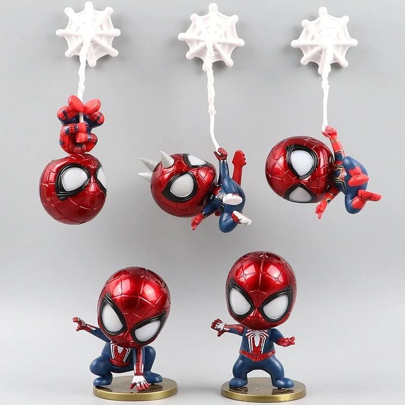 Spiderman Action Figure Toy - 9cm - PVC Desk Decoration - Figurines - Action & Toy Figures - 3 - 2024
