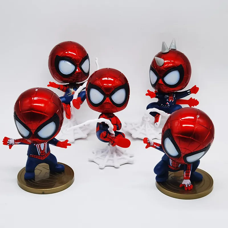 Spiderman Action Figure Toy - 9cm - PVC Desk Decoration - Figurines - Action & Toy Figures - 6 - 2024
