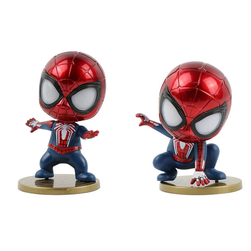 Spiderman Action Figure Toy - 9cm - PVC Desk Decoration - Spiderman-2pcs H7 / 9CM - Figurines - Action & Toy Figures