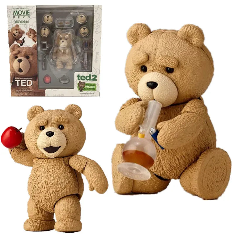 Ted 2 - 10cm Amazing Yamaguchi Teddy Bear Figure - With Box / 10CM - Figurines - Stuffed Animals - 1 - 2024