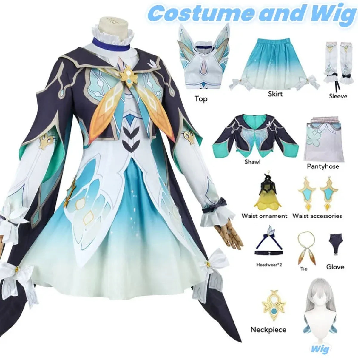 Firefly Cosplay Costume – Honkai: Star Rail Outfit Full Set - Cosplay - Cosplay - 16