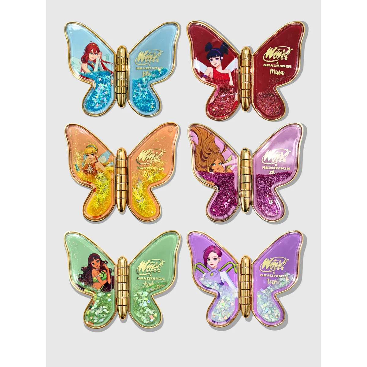 Nekoyanin x Winx Club Butterfly Makeup Palette - Harajuku Style - Cosmetics - 1