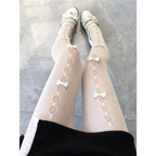 Spicy Girl Bow Fishing Net Stockings - Sexy Lingerie - 2