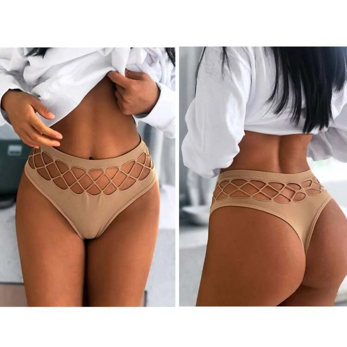 Fishnet Hollow Underwear - Women’s Clothing & Accessories - Clothing - 8 - 2024