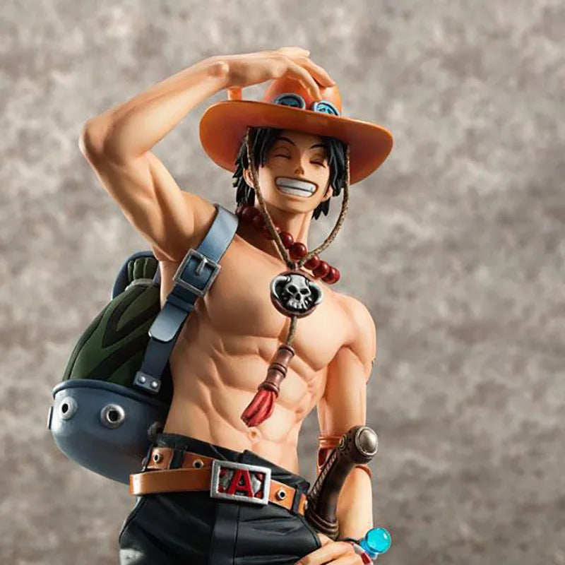 One Piece DX 10th Anniversary Fire Fist Ace Figure - Collectible PVC Model - no retail box - Anime - Action & Toy