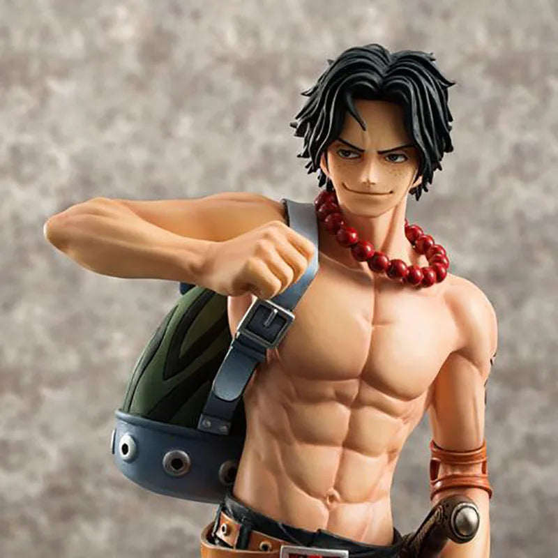 One Piece DX 10th Anniversary Fire Fist Ace Figure - Collectible PVC Model - no retail box - Anime - Action & Toy