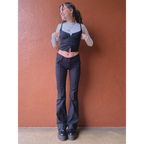 Slim Fit Flare Pants - Bottoms - 3