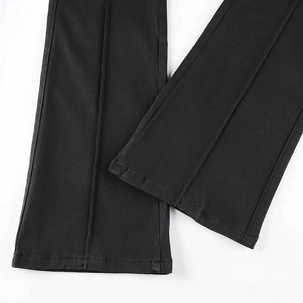 Slim Fit Flare Pants - Bottoms - 14